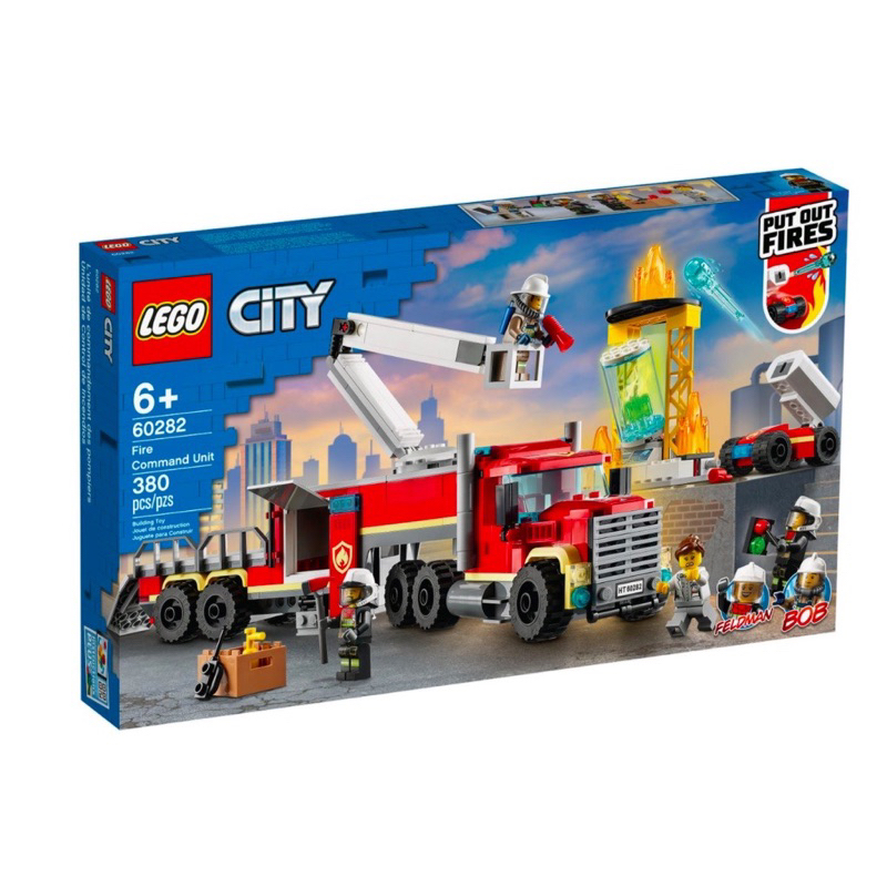 LEGO 60282 正版 樂高 全新 未拆 CITY 城市系列 消防指揮車 雲梯 台中面交