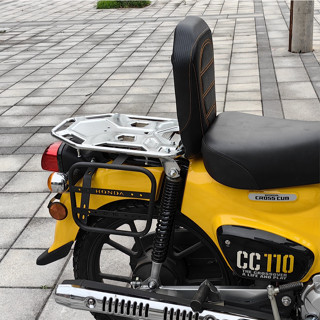CC110皮革坐墊 適用於 Honda Cross Cub 110黑色座墊 CUB110 格紋坐墊 CUB110燈眉