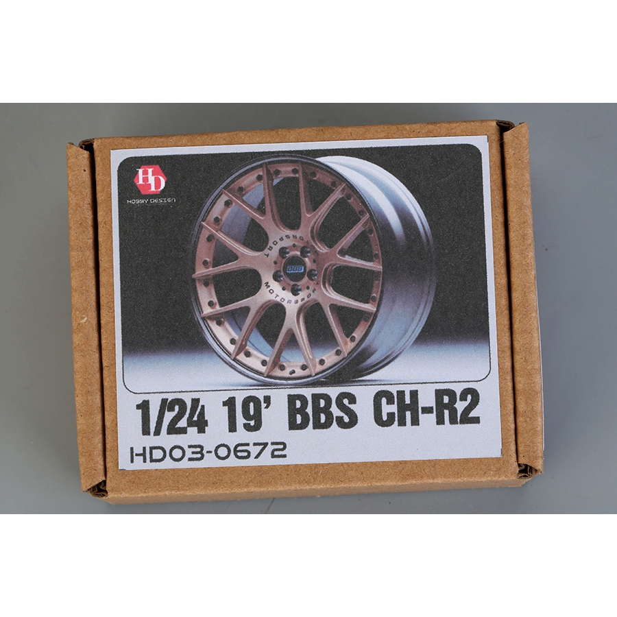 【傑作坊】Hobby design HD03-0672 1/24 19吋改裝輪圈 BBS CH-R2