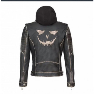 自殺突擊隊皮衣 jacket men Suicide Squad Leather Jacket Joker