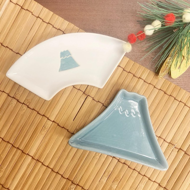 【日日好日】NATURAL KITCHEN 富士山造型醬料盤-藍