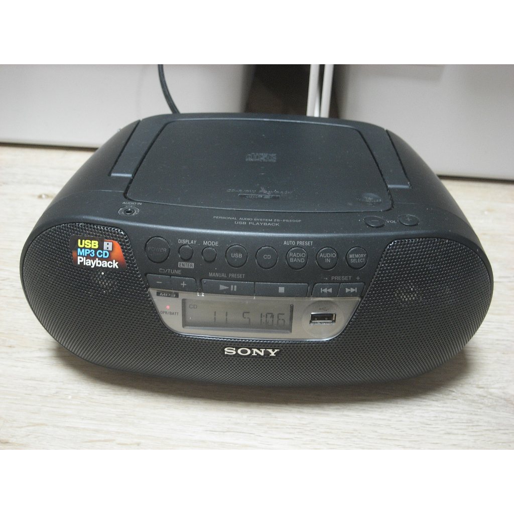 二手 索尼 SONY ZS-PS30CP MP3/USB 時尚手提音響 收音機 喇叭 音響
