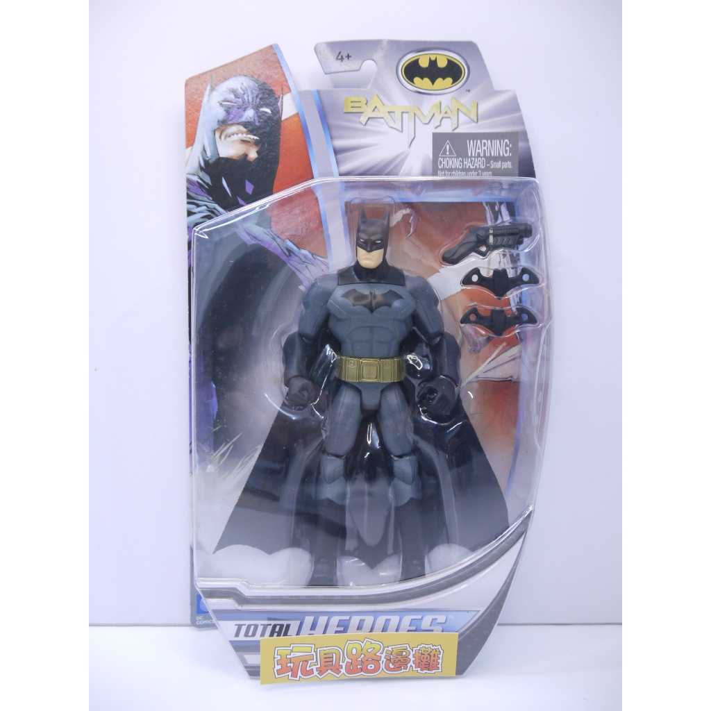 {玩具路邊攤} 正美版 Mattel DC 6吋 Total Heroes 蝙蝠俠 Batman 可動人偶