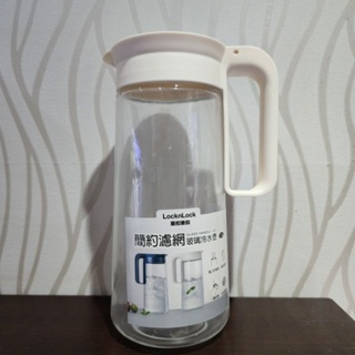 【LocknLock樂扣樂扣】簡約濾網玻璃冷水壺1300ml