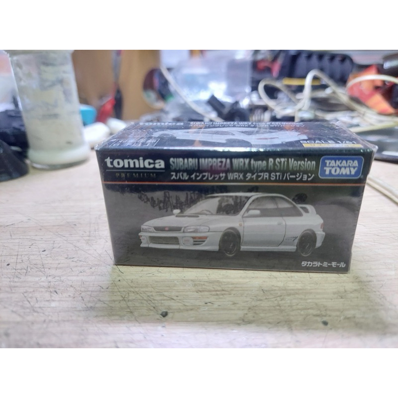 汽車模型 汽車玩具 Tomica 黑盒 subaru impreza WRX type R sti version