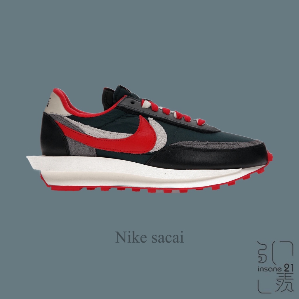 三方聯名 Nike x Sacai x CLOT 紅紫綠 黑紅 灰綠 男女 DJ4877-300 【Insane-21】
