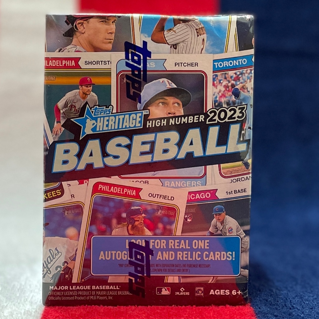 全新 2023 Topps Heritage High Number Baseball Blaster 棒球卡盒