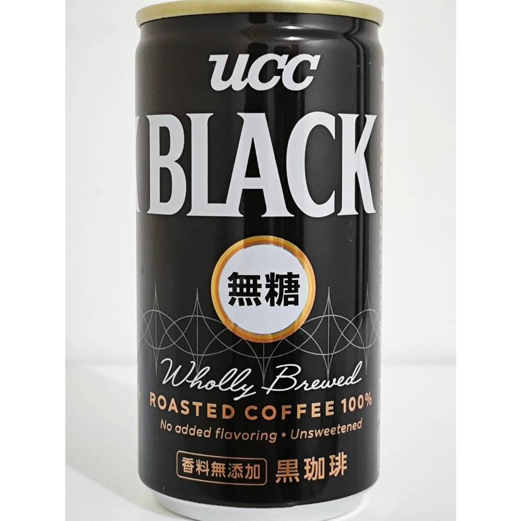 【UCC】黑咖啡 無糖黑咖啡 184g 無糖 BLACK