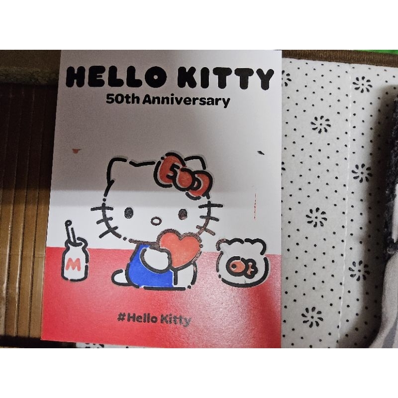 0407止〔彩色列印紙張〕hello kitty 50th anniversary 50週年特展 蓋章紙，一張為單位