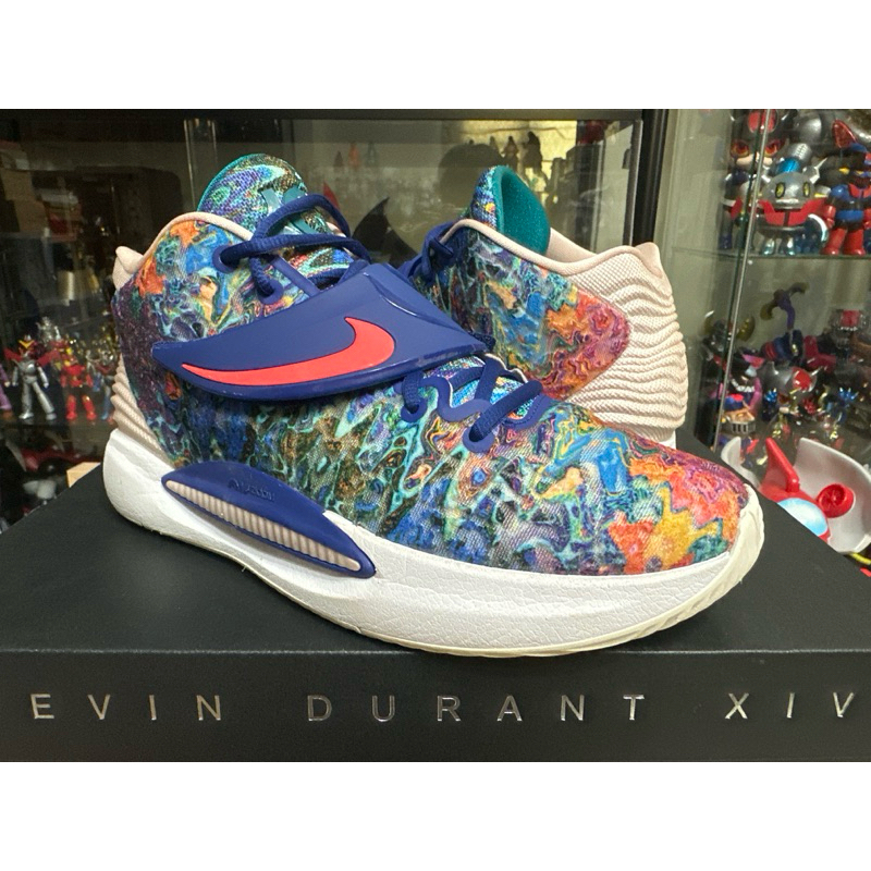 Nike KD14 zoom KD 14代 us9.5號 優質二手 psychedelic