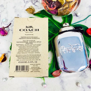 COACH 紐約白金 男性淡香精 100ml /60ML/Tester✰YENGEE✰