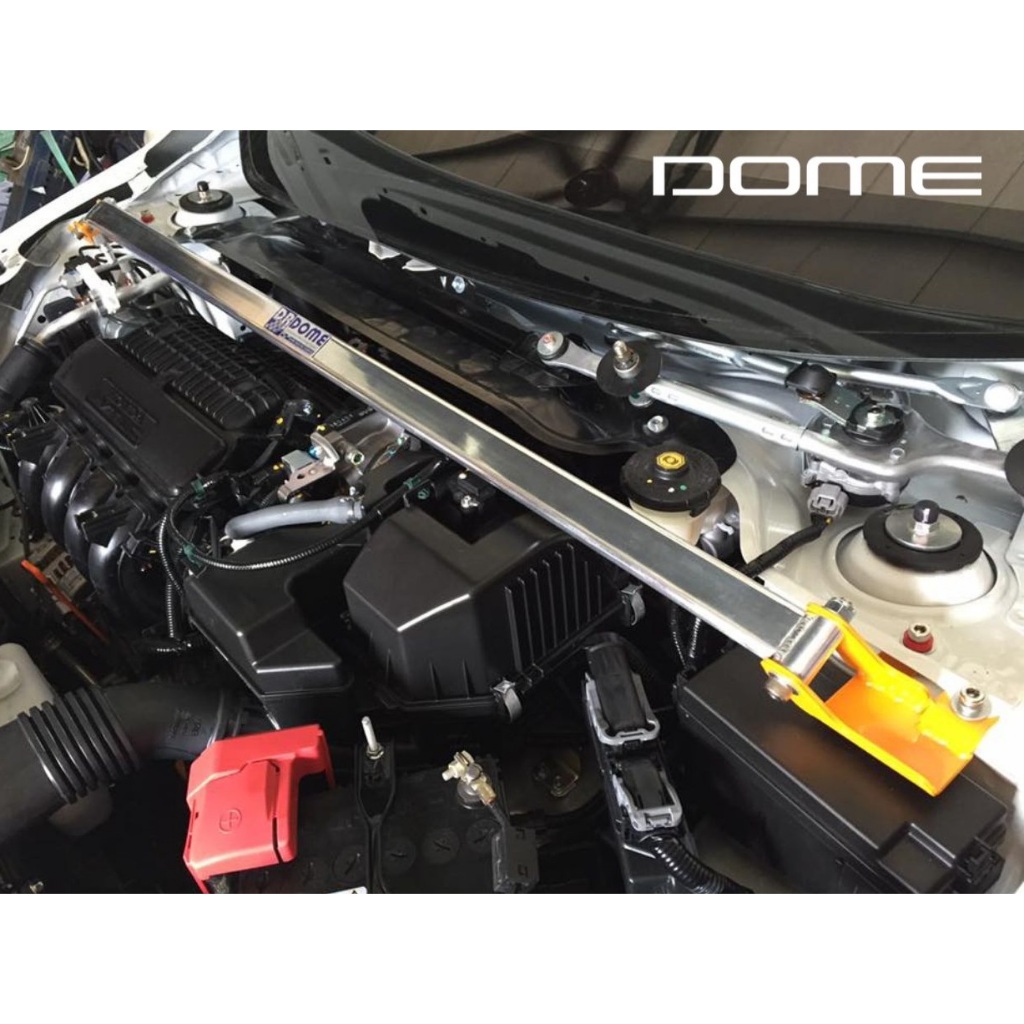『整備區』D.R DOME RACING HONDA New CITY 引擎室拉桿 鋁合金 補強 前上拉桿