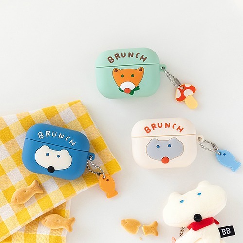 【Romane】BrunchBrother早午餐兄弟新夥伴AirPods Pro矽膠耳機殼│Brunch Brother