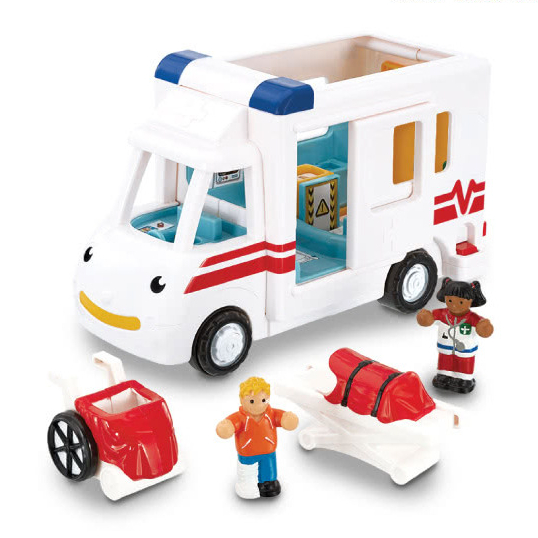 二手✨英國 WOW Toys 驚奇玩具 緊急救護車 羅賓 WowToys