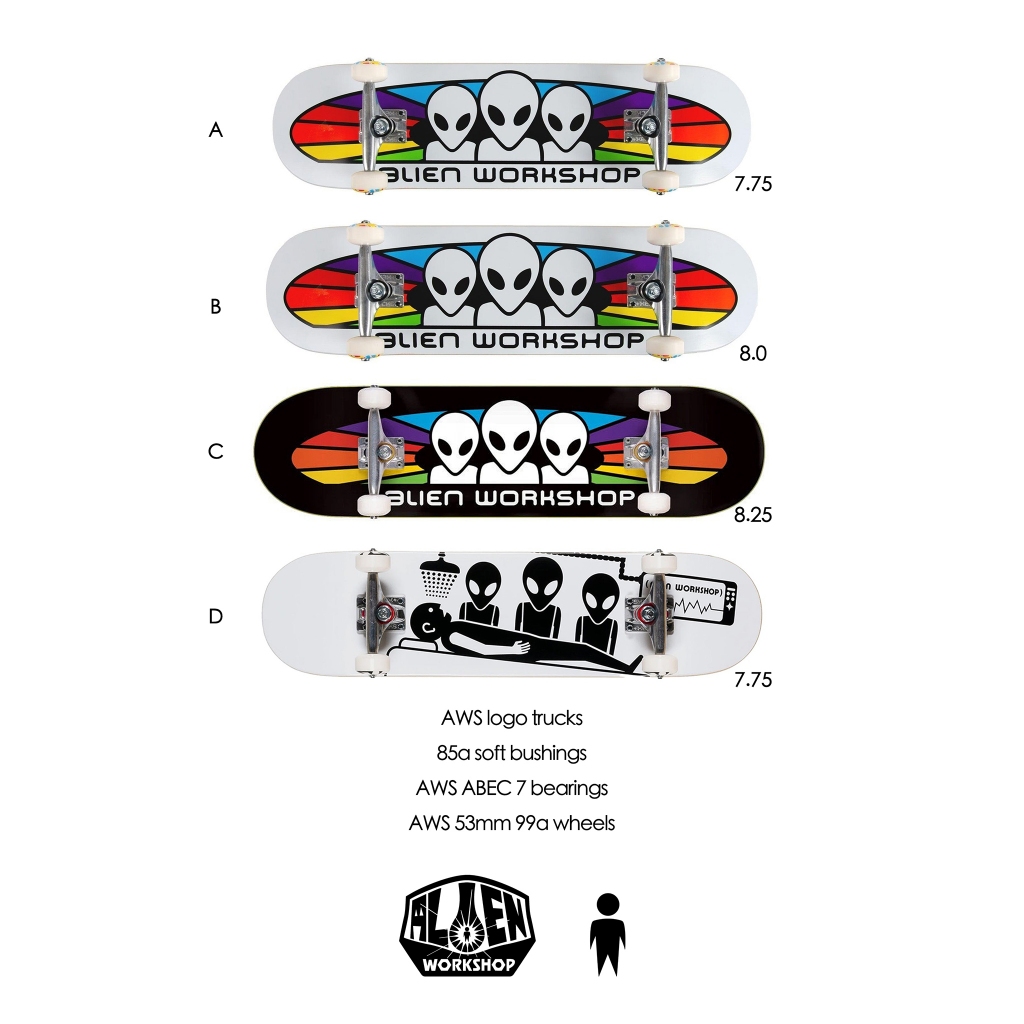 Alien Workshop Complete Skateboard 整組滑板 現貨供應中