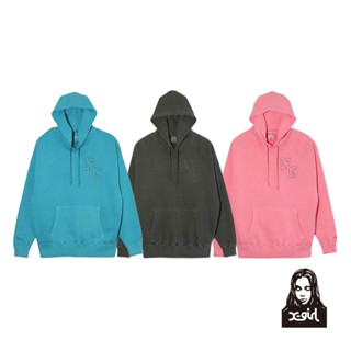 X-girl PIGMENT PATCH LOGO SWEAT HOODIE 帽Ｔ105234012019