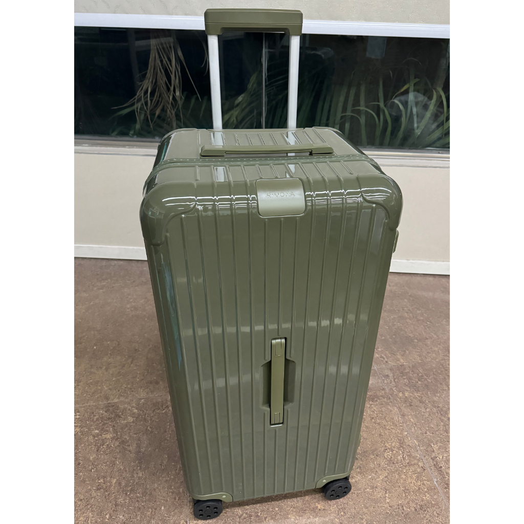 98新 實物拍攝（福利價）RIMOWA Essential Trunk Plus 33寸 仙人掌綠 行李箱 旅行箱