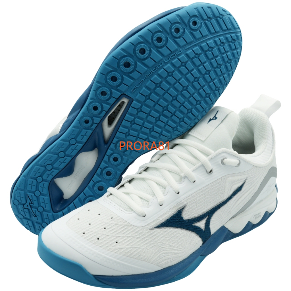 Mizuno V1GA-212086 白X藍 LUMINOUS 2 男用中階款排球鞋【有12號】303M