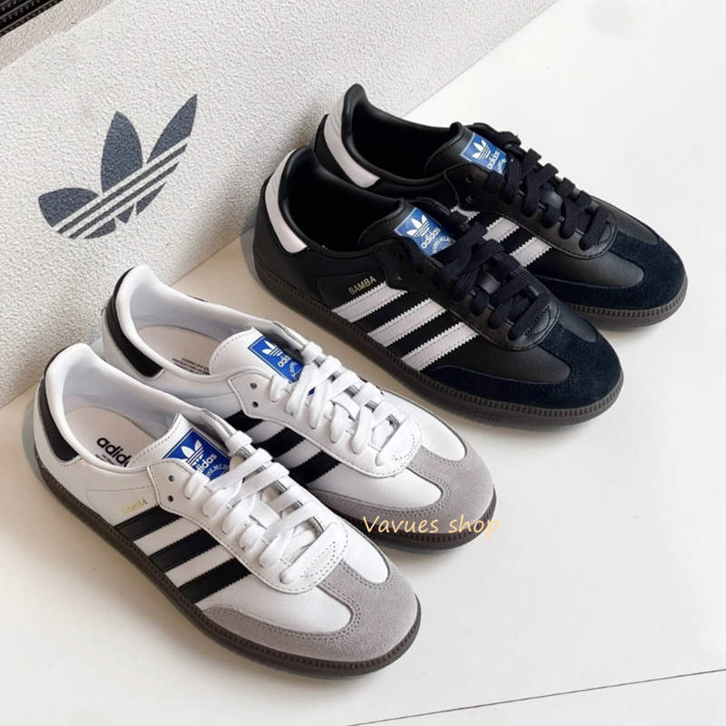 Adidas Originals Samba OG 黑白灰 黑色 情侶鞋 德訓鞋 B75806 B75807