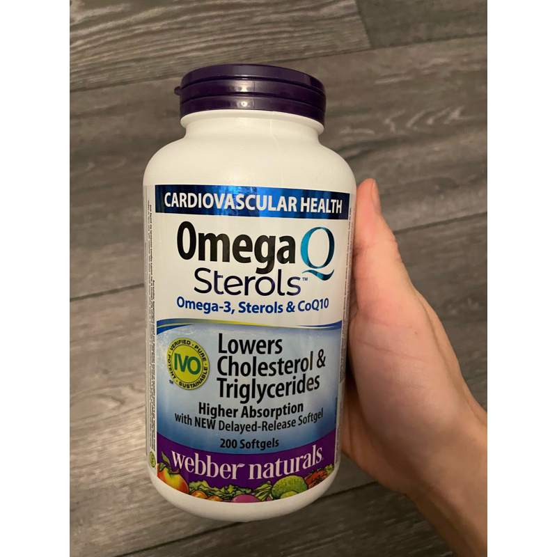 每週回台🔥保證正品👍🏻加拿大🇨🇦代購 Webber Natural 魚油OMEGA-3+輔酶Q10 200顆