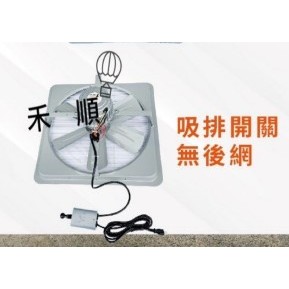 附吸排開關 16吋 18吋 20吋 1/2HP 吸排工業排風機 窗戶通風扇 抽風機 壁式通風機 工業通風扇 排風 訂製品