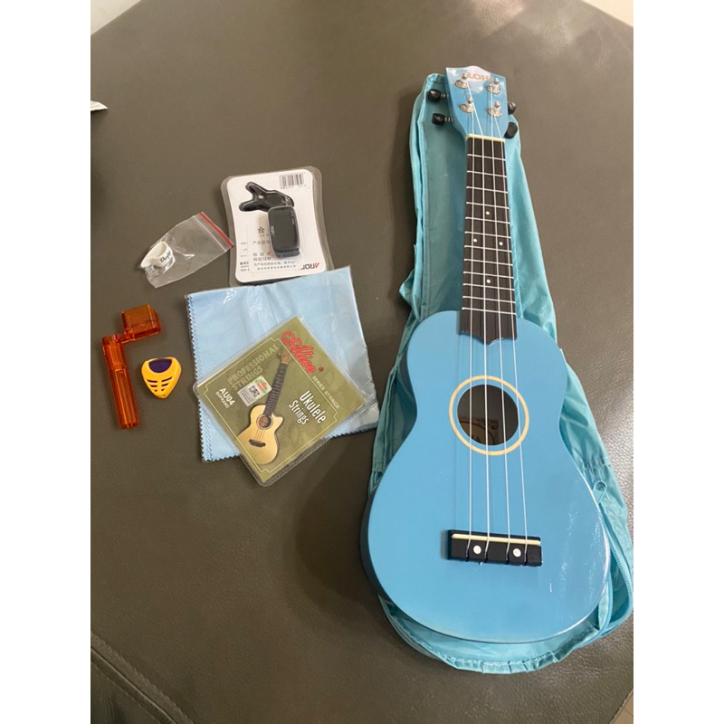 ALOHA  21吋 彩色烏克麗麗 ukulele 二手