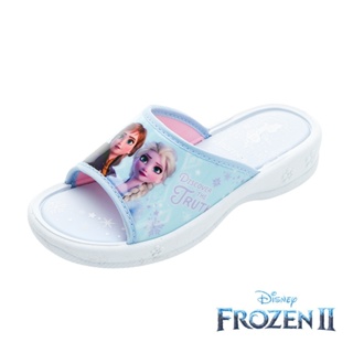 【Disney 迪士尼】迪士尼 冰雪奇緣 童鞋 PVC拖鞋 藍/FNKS41006/K Shoes Plaza