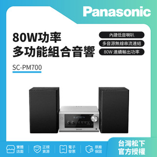 【Panasonic國際】藍芽/USB組合音響 SC-PM700