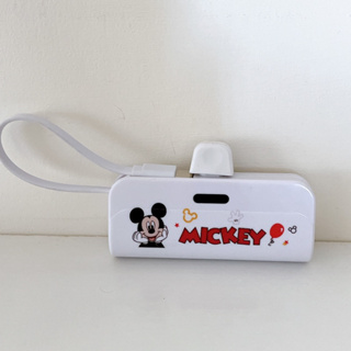 口袋型輕便型Disney迪士尼米奇米妮行動電源 充電寶 隨插隨充