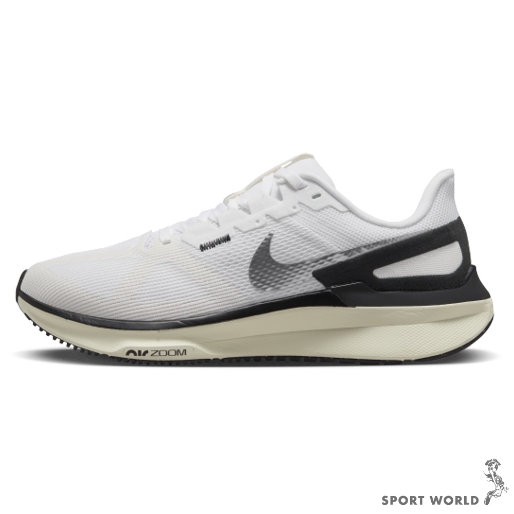 Nike 女鞋 慢跑鞋 STRUCTURE 25 白銀黑【運動世界】DJ7884-104