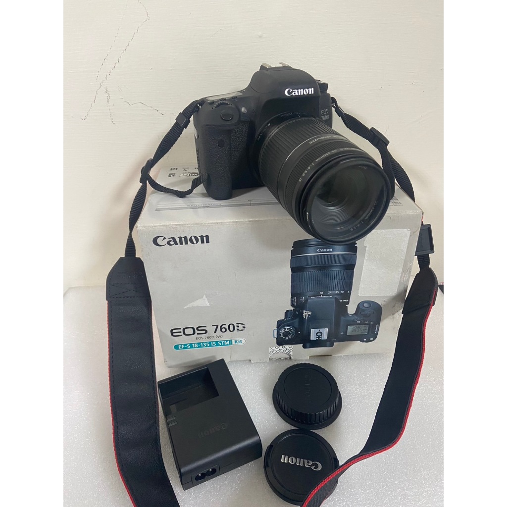 【彩虹3C】二手相機Canon EOS 760D數位單眼相機 保存良好 附盒