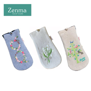 良い代購｜日本 Zenma 手工製作 棉麻眼鏡袋