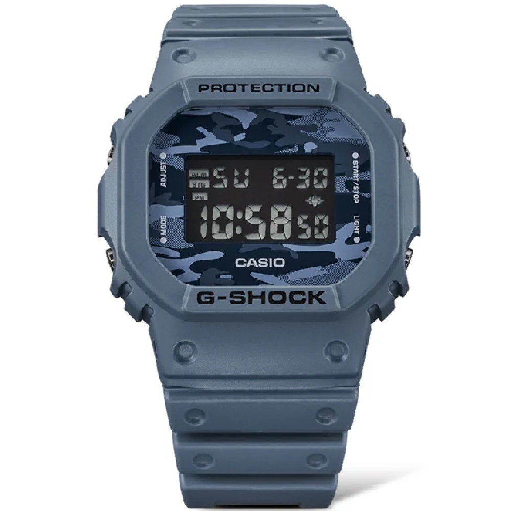 CASIO 卡西歐 G-SHOCK 經典城市迷彩電子腕錶 42.8mm(DW-5600CA-2)