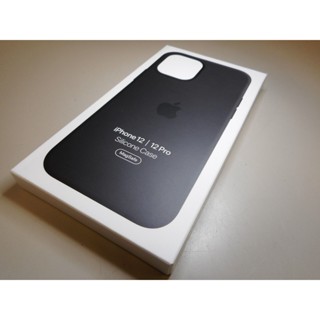 午夜黑色! Apple原廠矽膠保護殼 iPhone 12/ 12 Pro 6.1吋用【蘋果園】全新正貨 MagSafe