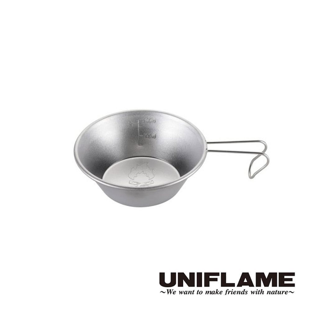 【日本 UNIFLAME】UNIFLAME 焚火圖騰提耳碗 300ml U668672