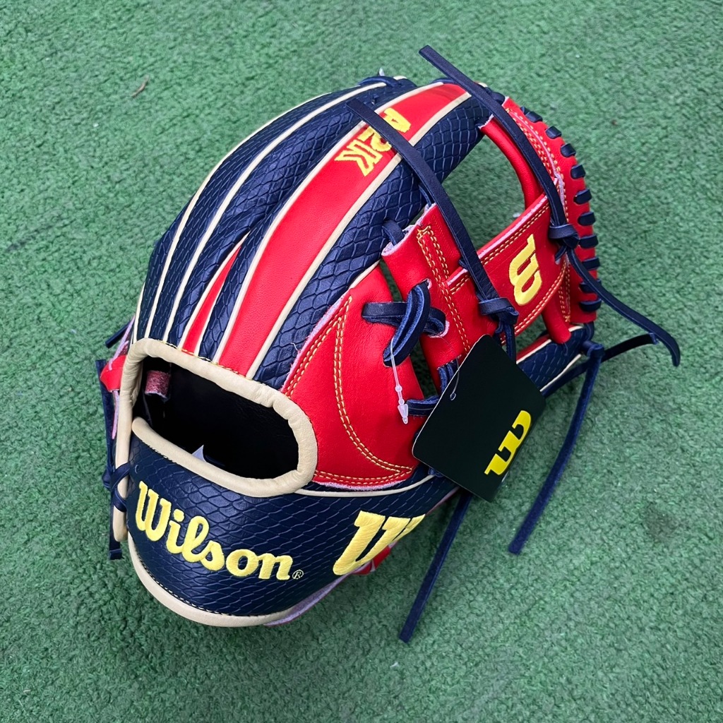 【一軍棒球專賣店】WILSON A2K 棒球手套 11.5" 深藍/紅 工字WBW101629115(19500)