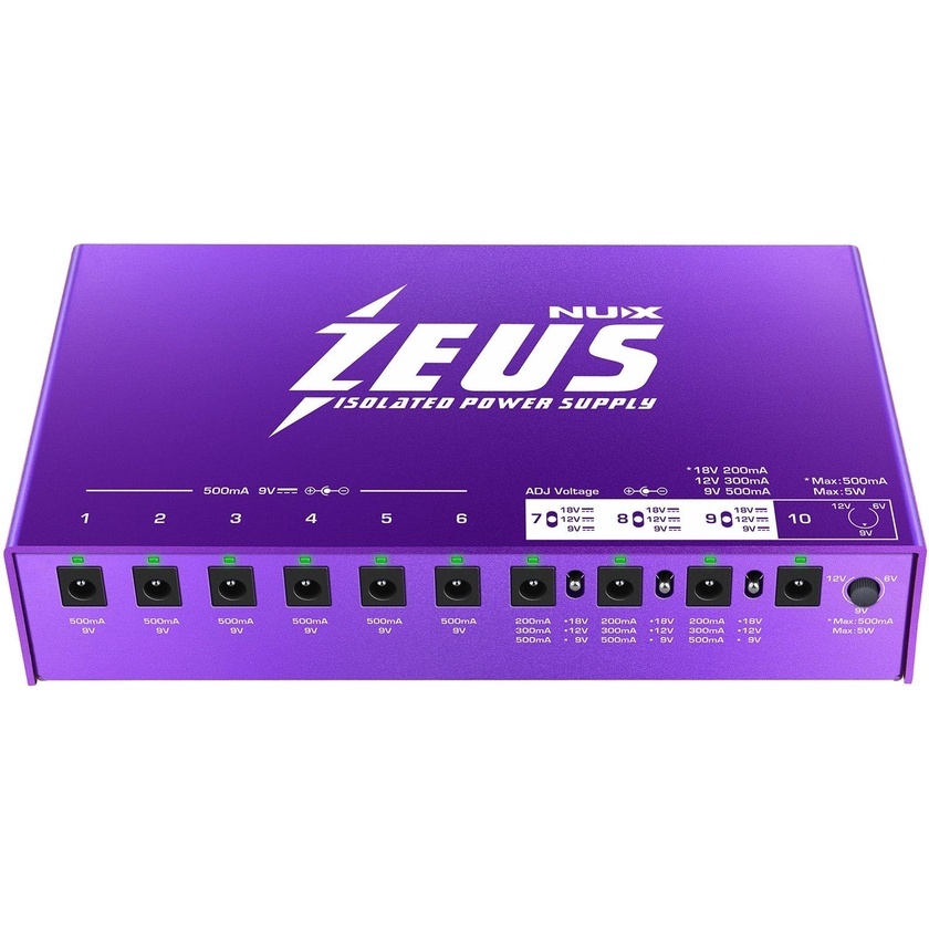 NUX ZEUS  NIP-Z10 電供 附線段 100~240V 公司貨【宛伶樂器】