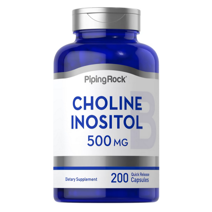 【Piping Rock】免運 Choline &amp; Inositol 膽鹼 + 肌醇 500mg 200顆