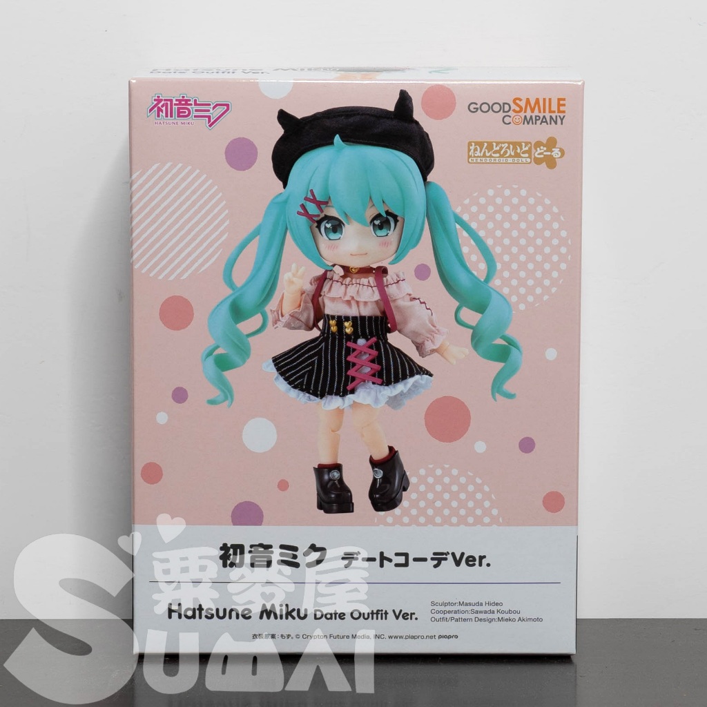 【SuMai粟麥屋】現貨 代理版 GSC 黏土娃 MIKU 初音未來 約會服裝Ver 黏土人