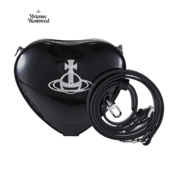 免稅代購 VIVIENNE WESTWOOD SHINY MINI HEART CRROSBODY 斜背包