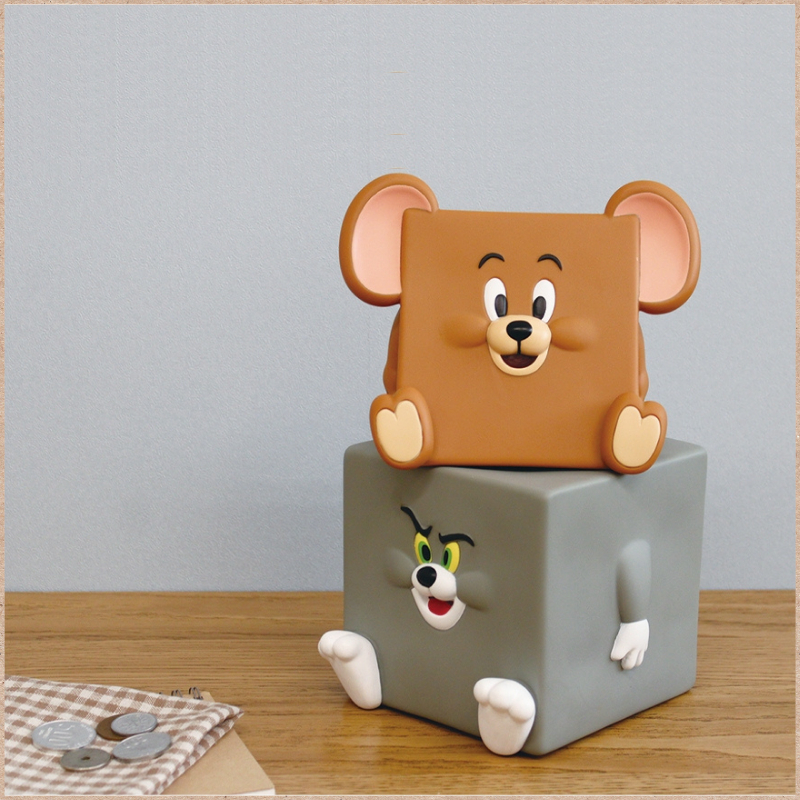 【湯姆貓與傑利鼠】🇯🇵日本｜可愛造型存錢筒 撲滿 Tom &amp; Jerry
