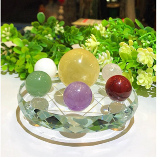 👍➰五色五行七星水晶球盤～各類水晶球的功效。
