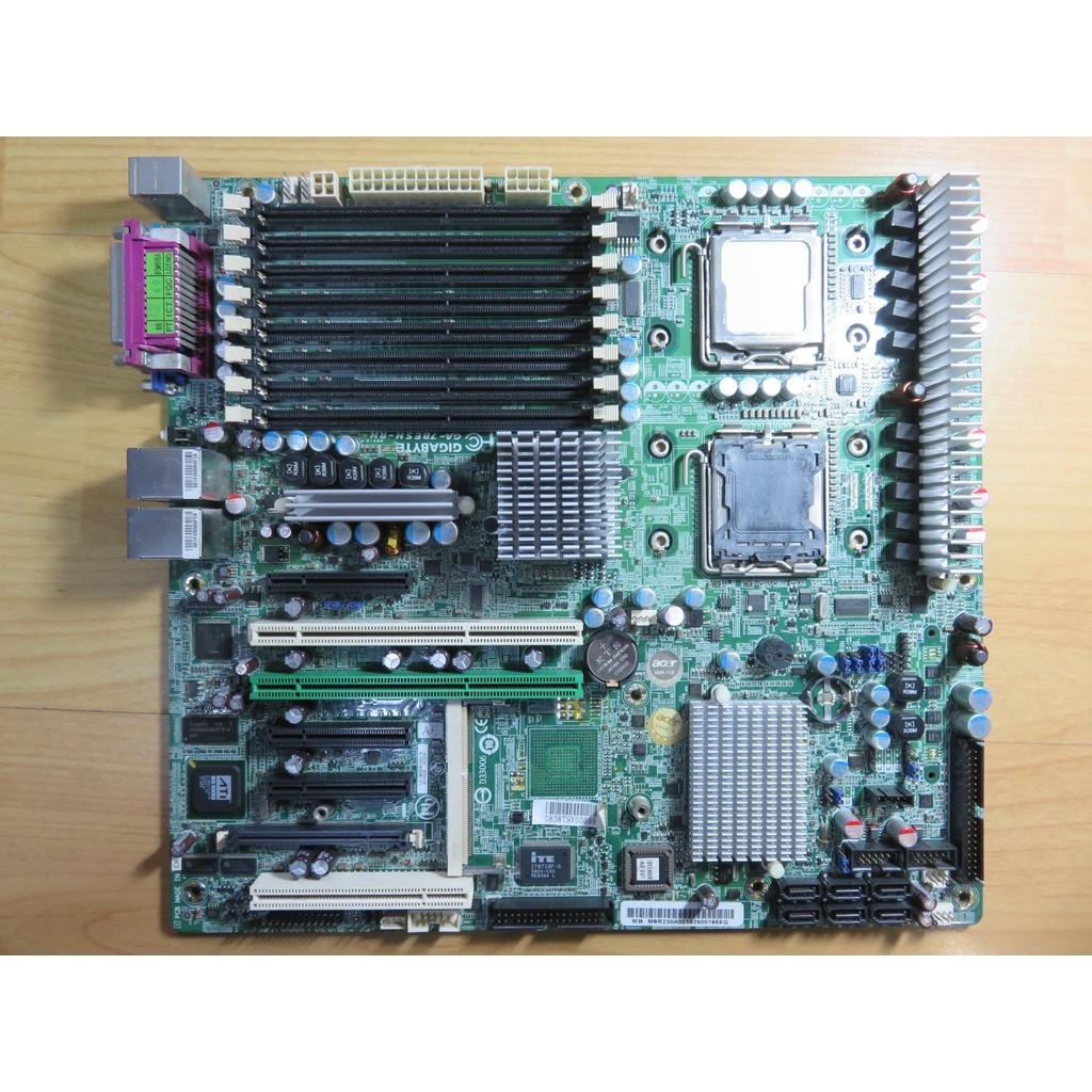 A.P5/S771主機板-技嘉 GA-7BESH-RH 771 曙光伺服器 雙路工作站 RAID Xeon直購價1680