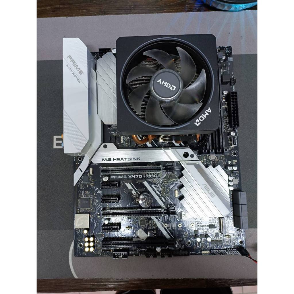 AMD R7-2700X+ASUS PRIME X470-PRO +散熱器