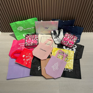 隨機出貨 環保袋/購物袋/手提袋/lululemon/air space/Qmomo/Line/台北山水/NET/驚喜包