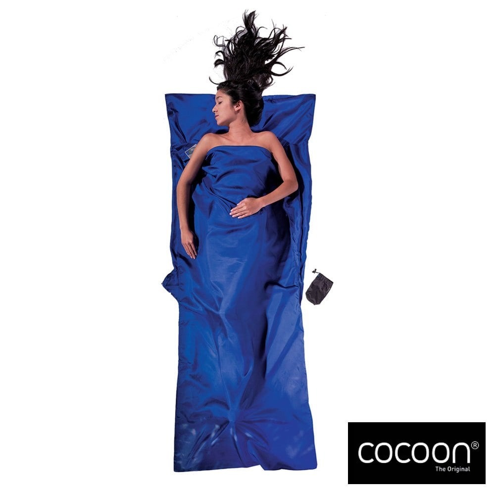【COCOON】 旅行睡袋內套-單人『深藍』ST80