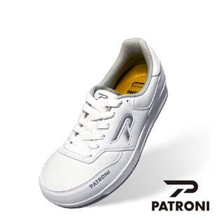 【PATRONI】鬆板鞋 SF2326WHT 鞋面防水絕緣安全鞋