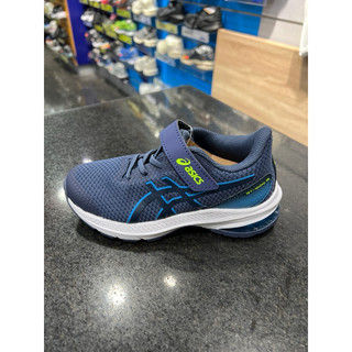 ASICS GT-1000 12 PS 中童 支撐型 慢跑鞋 1014A295-403 藍色 魔鬼氈