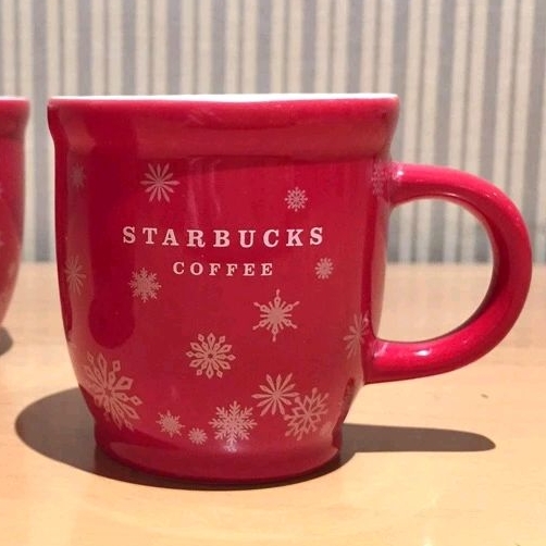 Starbucks星巴克2008限定 迷你咖啡杯 聖誕節雪花 espresso馬克杯 耶誕節 絕版款 節慶杯 紀念杯