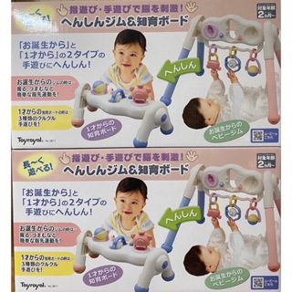 HI,MAMA&BABY-日本Toyroyal樂雅玩具寶寶二合一智育健力架 (2個月以上) No.3811